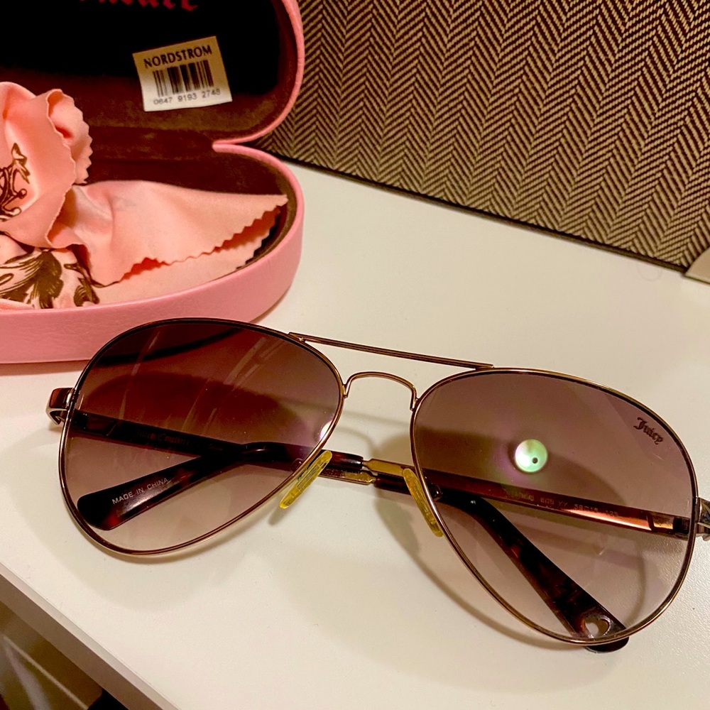 Juicy couture aviator sunglasses